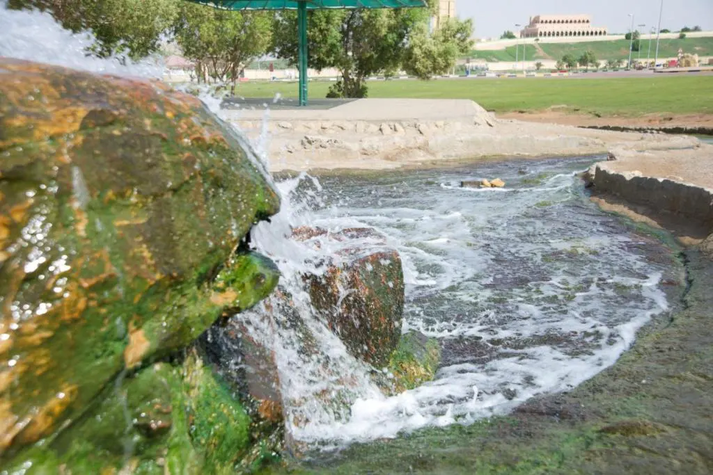 hot springs at green mubazzarah
